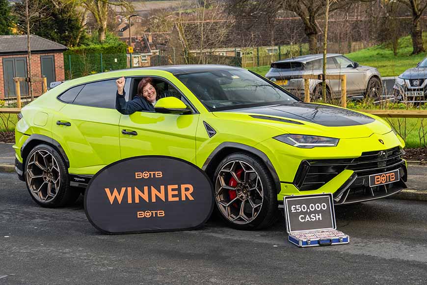 Wendy Bailey bagged herself a £190,000 Lamborghini Urus S