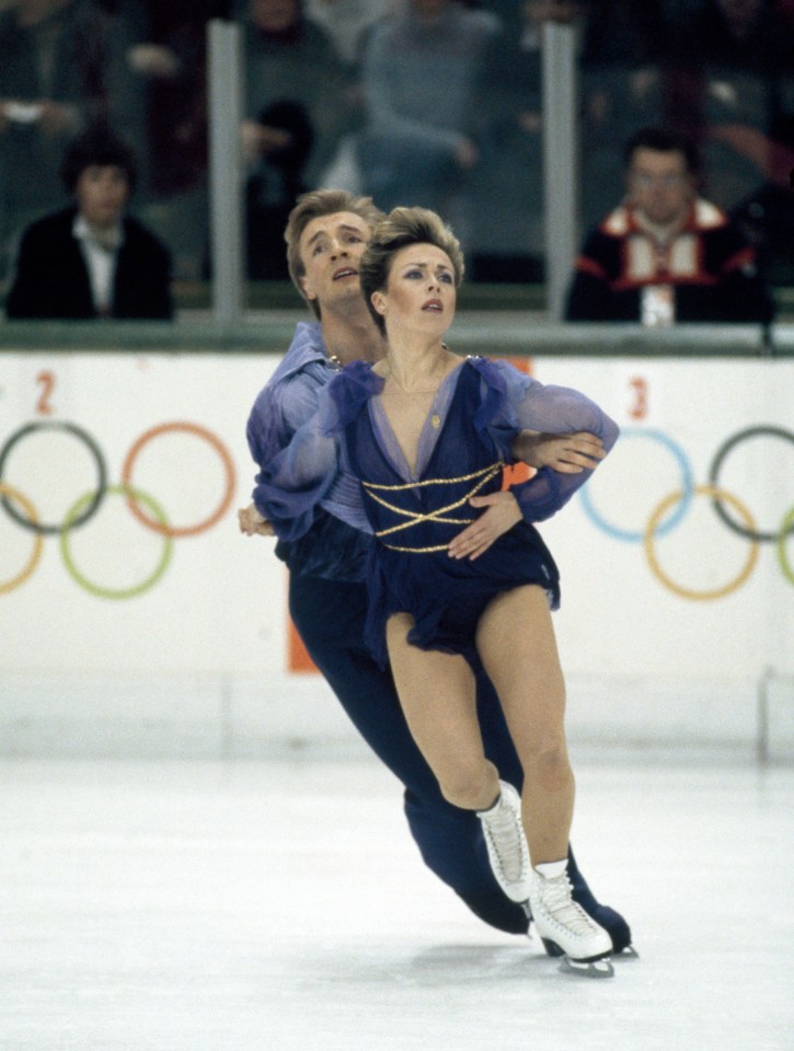 Jayne Torvill and Christopher Dean's golden moment at the 1984 Olympics