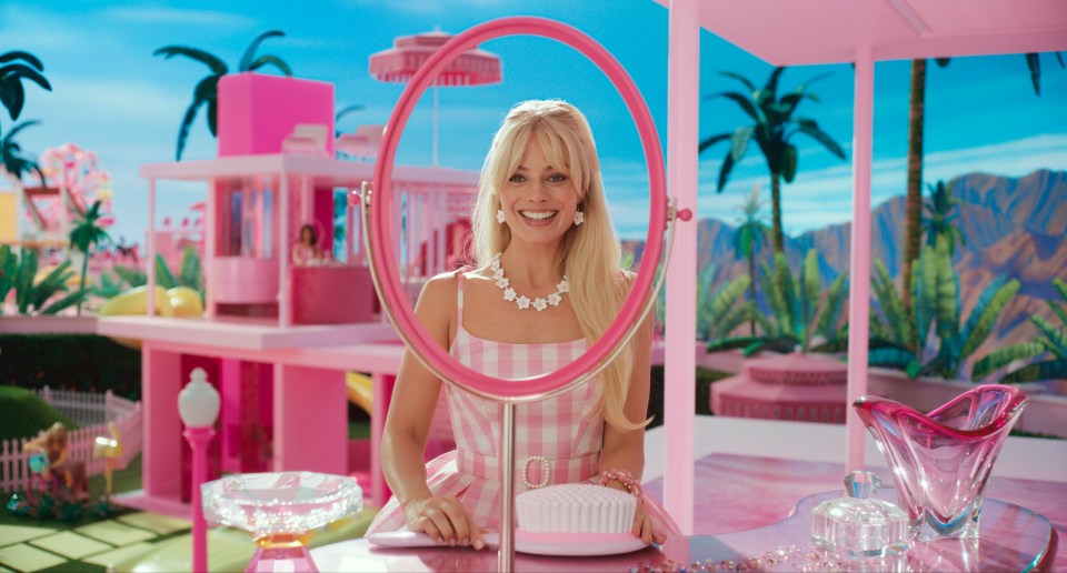 Margot as Barbie in the hit film