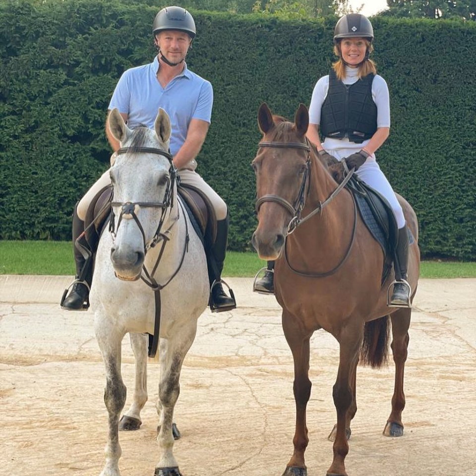 The Horners show off their horses and have their own stable