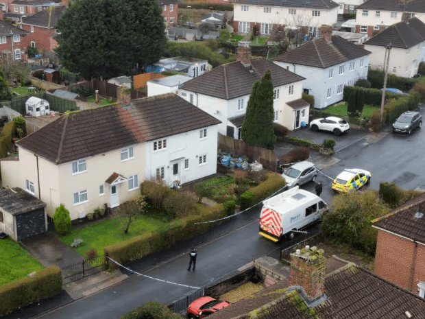 Police swooped on the home in the early hours of Sunday morning