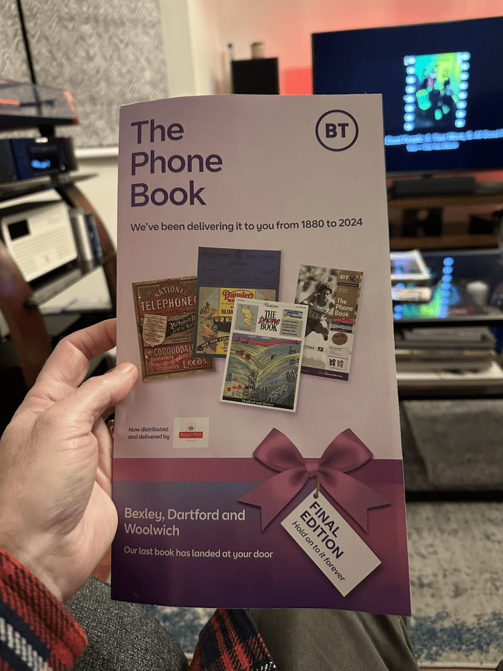 BT stopped distributing its free phone book from April 1