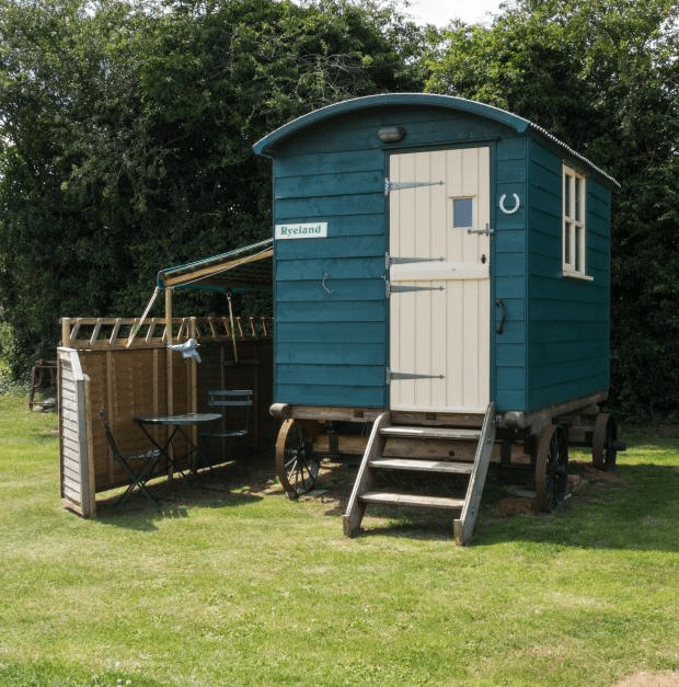 Prince George was given his own luxury shepherd's hut at Highgrove