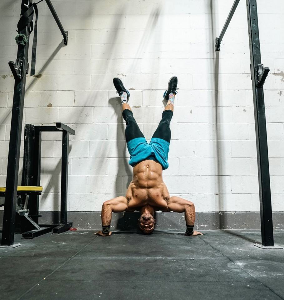 Zack spends a lot of time working on his gymnastics skills