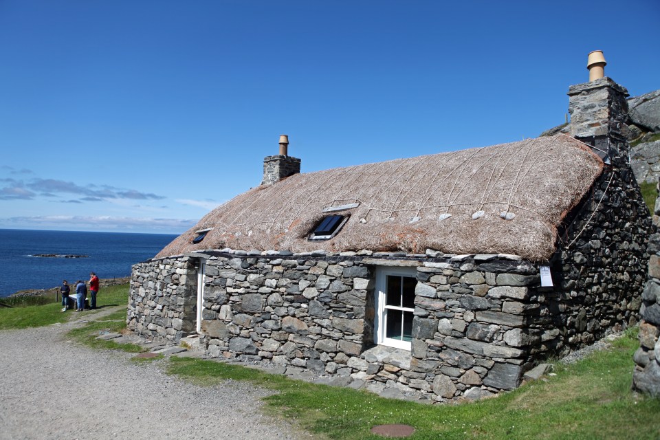 Gearrannan's cottages can be hired for the night by travellers