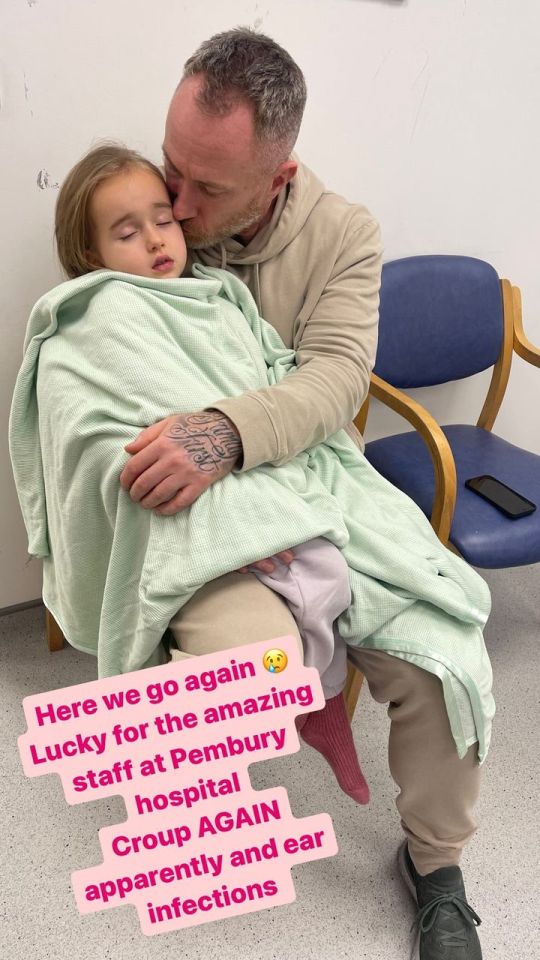 James often shares updates on his daughter's health