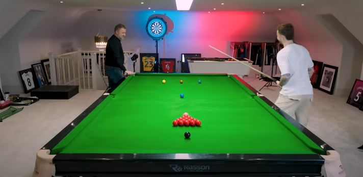 James Maddison has a new snooker table in his ultimate games room