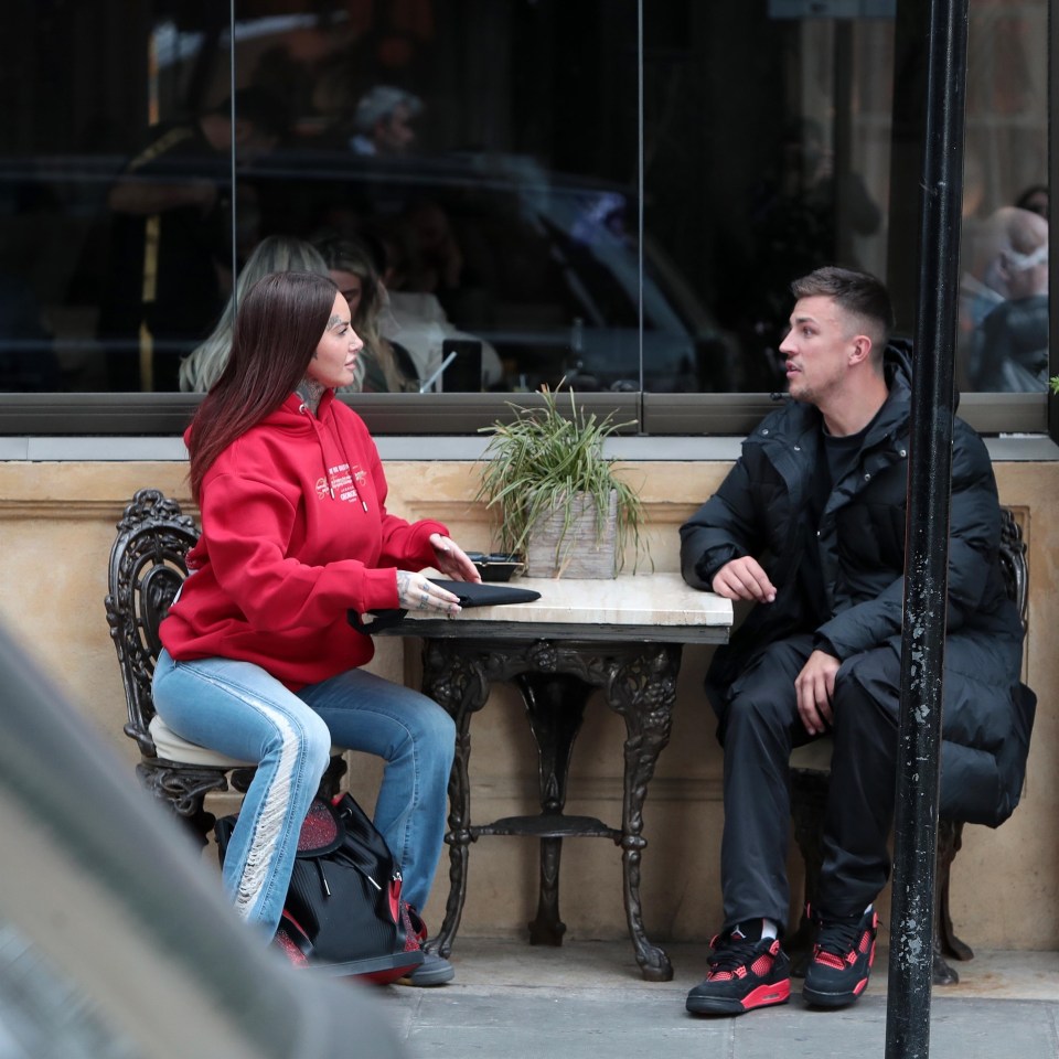 The pair went to Sheesh Restaurant in Mayfair, London