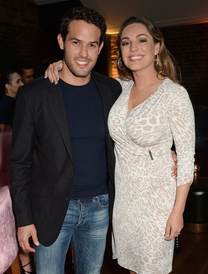 Kelly Brook with her new husband Jeremy Parisi