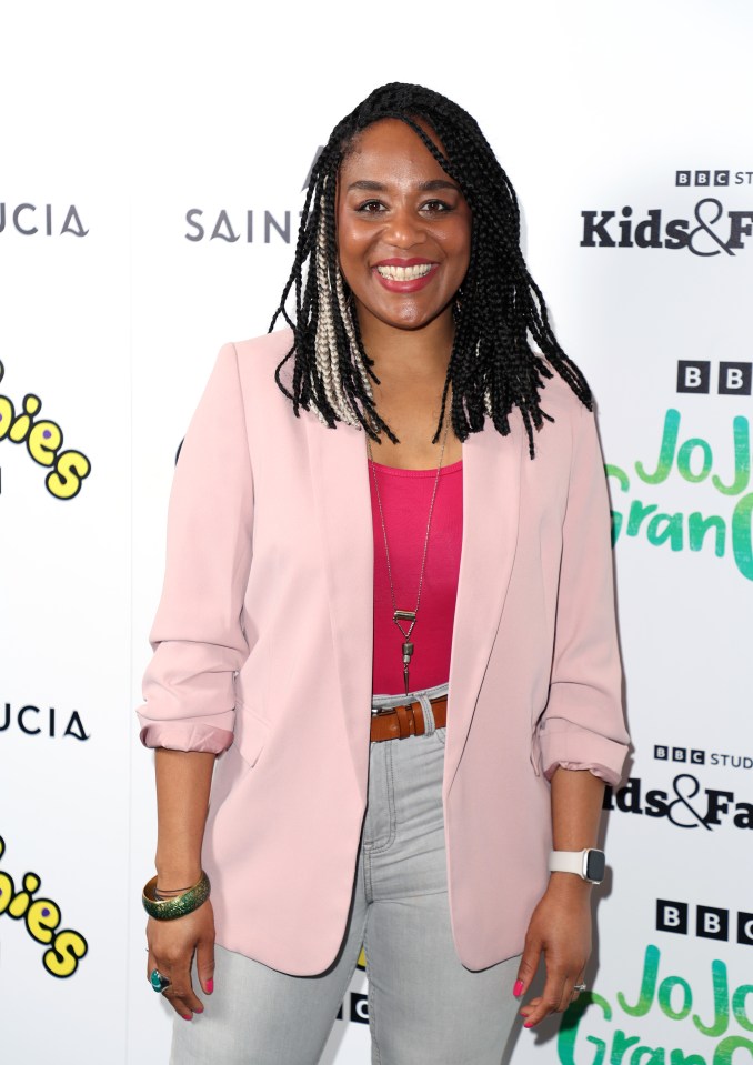 Joanna Adeyinka-Burford says that there is plenty that goes wrong on the set of Cbeebies