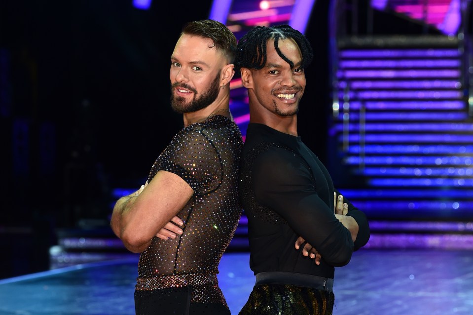 Johannes with his former Strictly partner