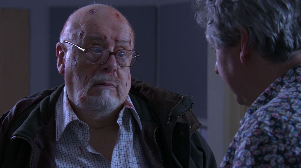 John Savident's final ever role was in Holby City