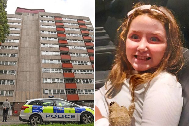 Minnie Rae Dunn died after she fell from a tower block in Portsmouth