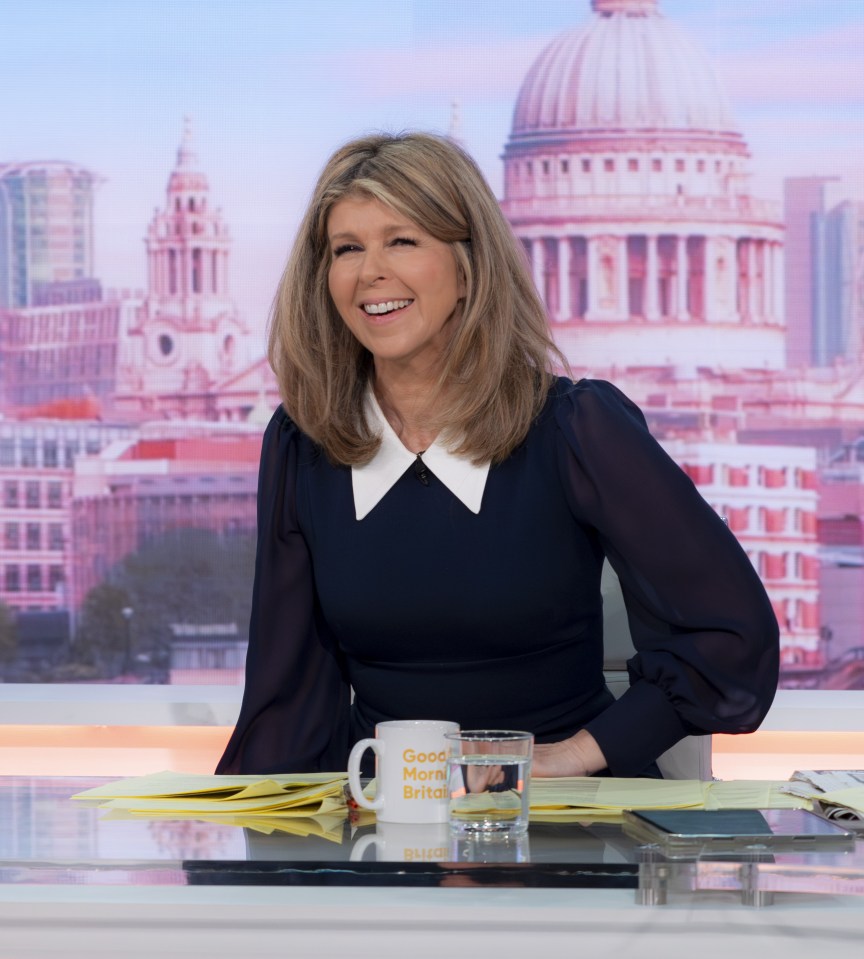 Kate Garraway has made an emotional return to GMB today