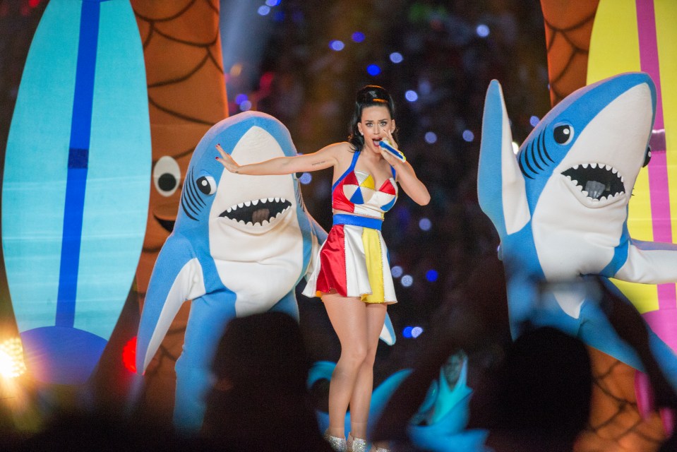 All eyes were on Left Shark during Katy's performance