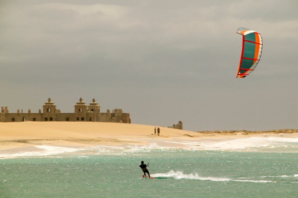 Cape Verde’s Saharan winds are ideal for kitesurfing