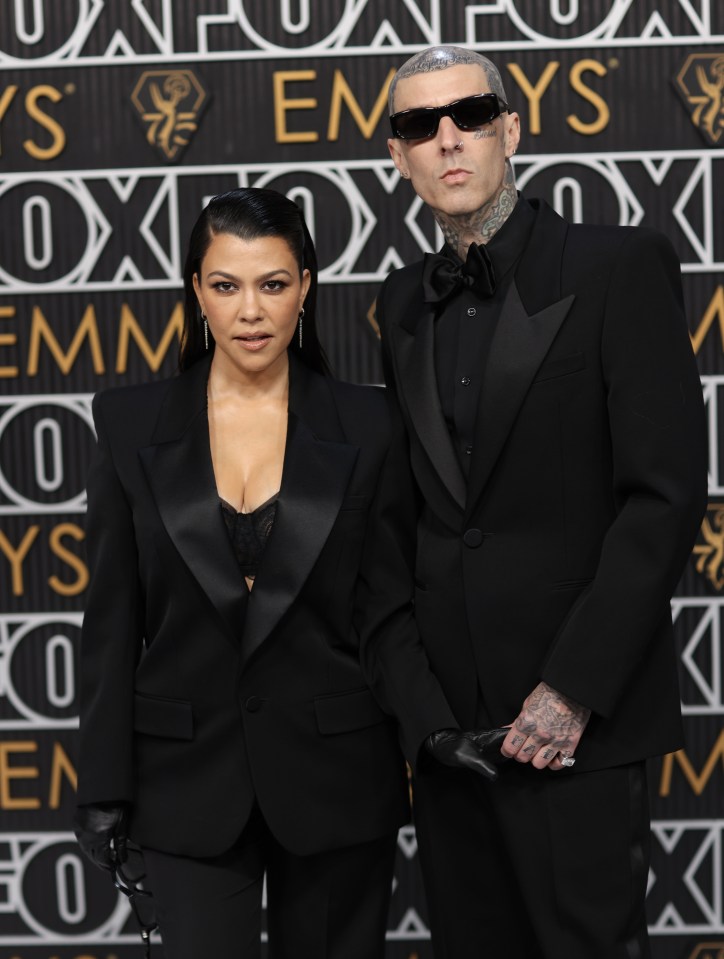 Kourtney and Travis exchanged vows in Las Vegas