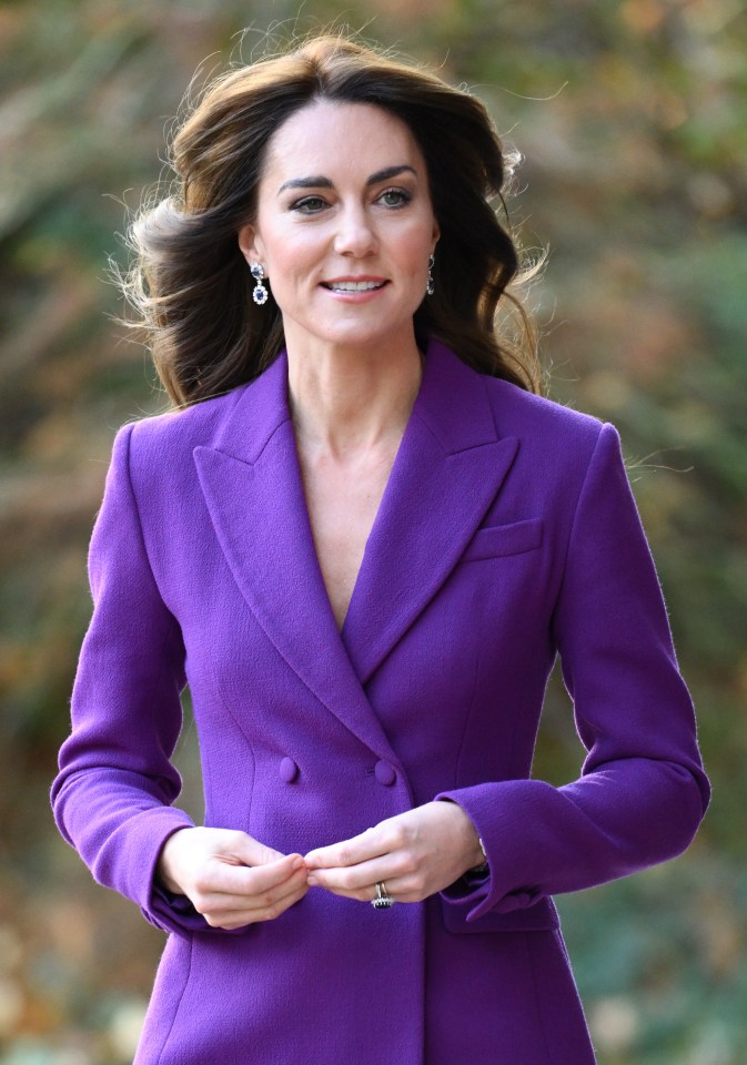 LONDON, ENGLAND - NOVEMBER 15: Catherine, Princess of Wales arrives for the Shaping Us National Symposium at Design Museum on November 15, 2023 in London, England. The symposium event, hosted by the Princess of Wales and  The  Royal  Foundation  Centre  for  Early Childhood, brings together leaders and specialists to consider key foundational skills for early childhood which can result in healthy adult lives. (Photo by Karwai Tang/WireImage)