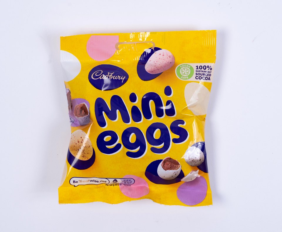 Cadbury Mini Eggs could pose a choking threat to young kids, a trust has warned