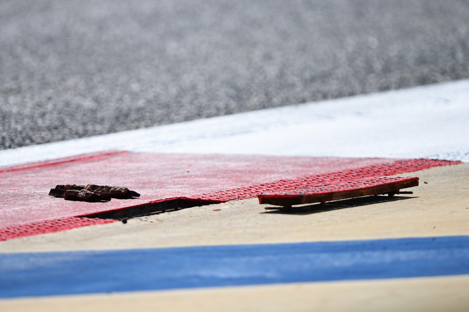 Fans were fuming after another loose drain cover caused a red flag