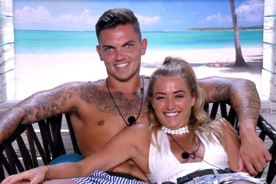 Georgia left Love Island in a couple with Sam Gowland in 2017