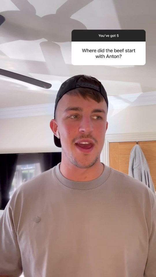 Mitch Taylor has opened up about a Love Island feud