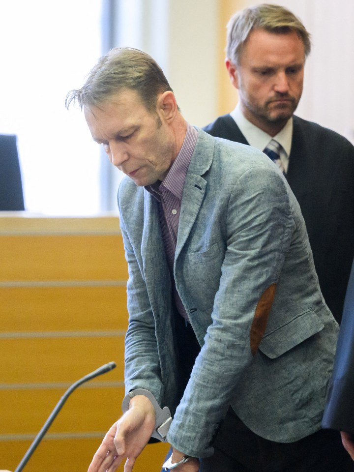 Brueckner arriving in court this week in handcuffs