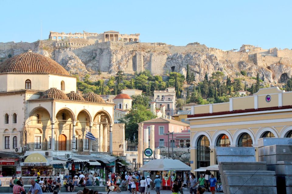 Can you spot the Valentines-themed shape in this scene of Athens?