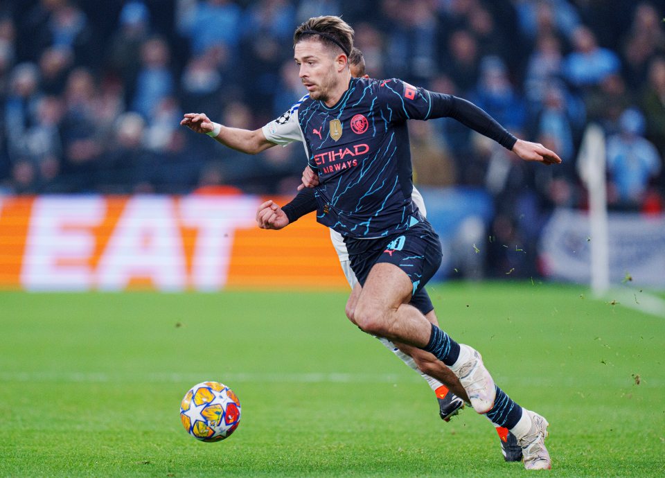 Jack Grealish was handed his first start for in six games for Man City