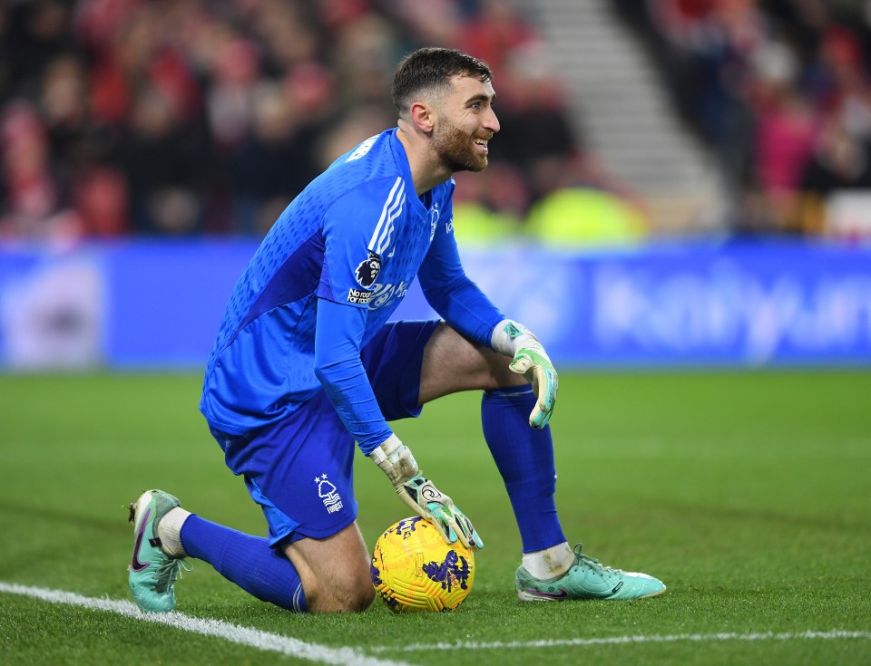 Matt Turner has had a difficult season at Nottingham Forest