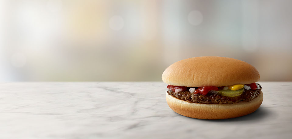 A simple McDonald’s hamburger could be another good choice