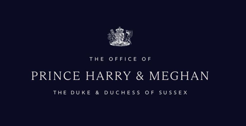 The Sussexes launched their new website earlier this week