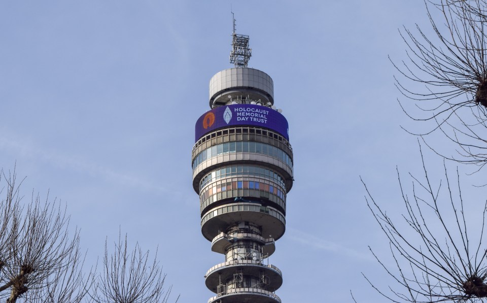 The BT Tower is to be turned into a £275million hotel