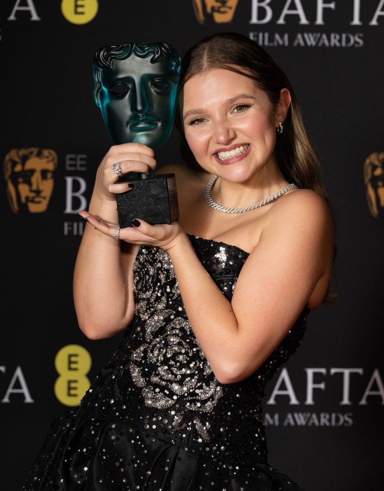 Mia McKenna-Bruce won the BAFTA EE Rising Star award last night