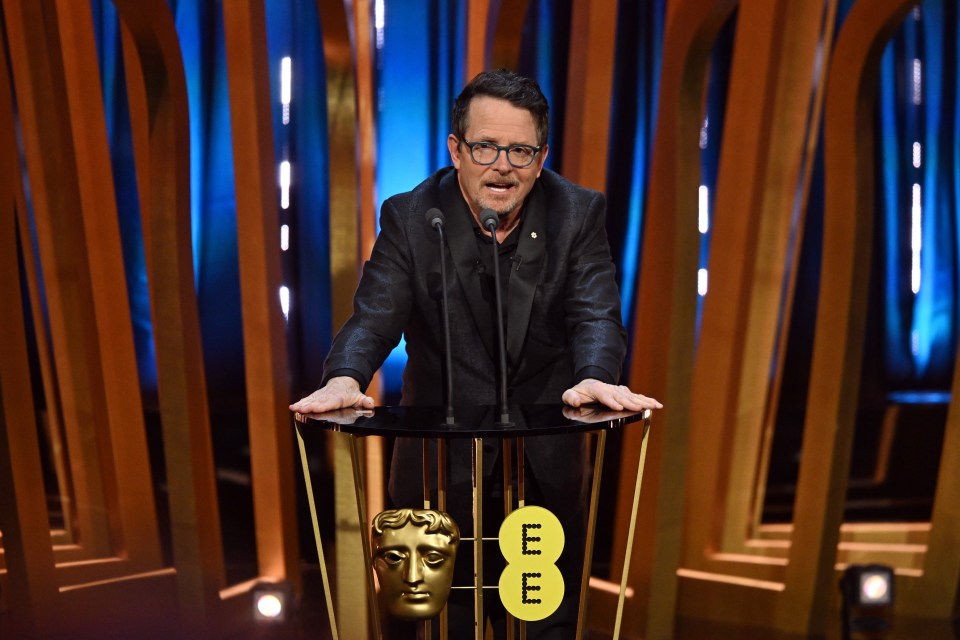 Michael J Fox at BBC1’s Baftas