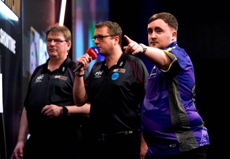 Littler triumphed 6-2 over Michael Smith in the quarter-finals in Exeter