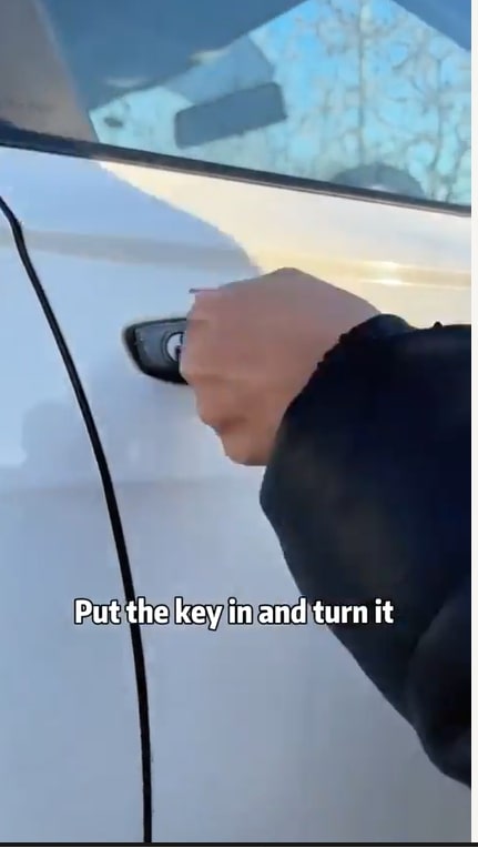 The key can then be used to open the door