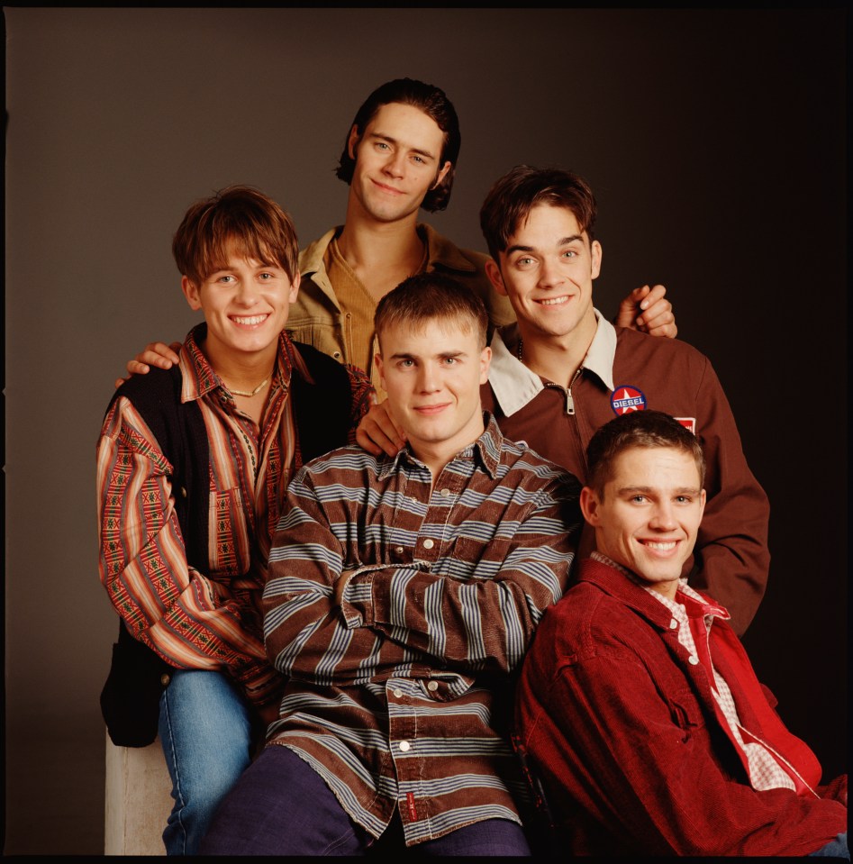 The band was completed by Howard Donald, Mark Owen and Jason Orange