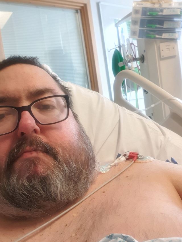 Ewen previously revealed he was in hospital in 2022