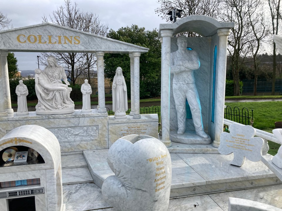 This 37-tonne marble headstone is believed to be the biggest in Britain