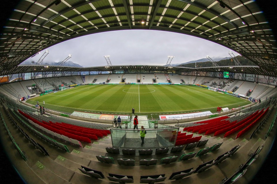 Wacker Innsbruck play their matches at the multi-purpose stadium Tivoli Neu