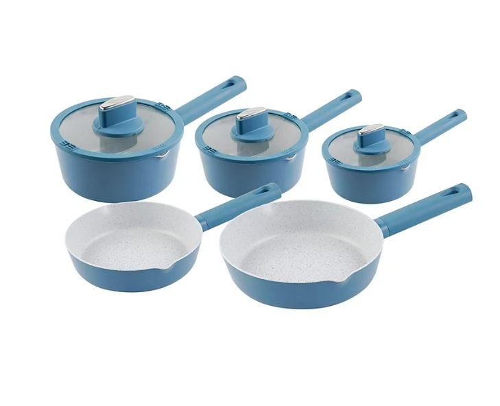 DEAL OF THE DAY</p>
<p>FOR colourful cooking, the blue and white five-pan set from Asda is sizzling, down from £60 to £37.50.</p>
<p>SAVE: £22.50