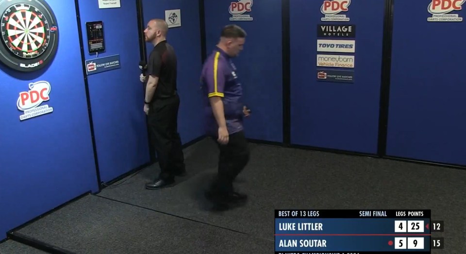 Luke Littler was slammed for his reaction to a miss