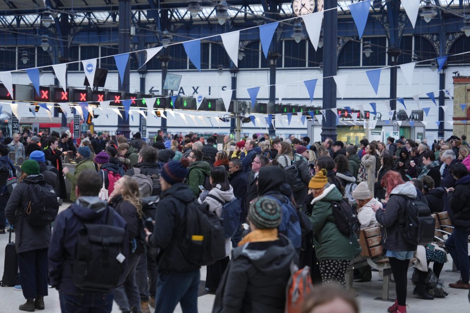 Commuter chaos hit this morning as two major rail companies said trains had been cancelled