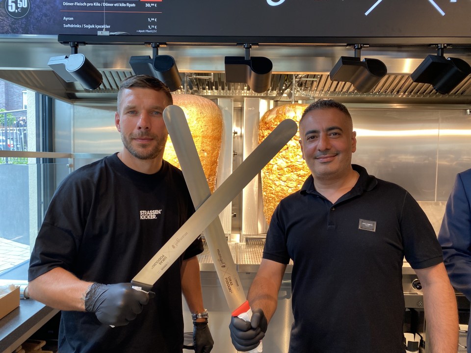 Lukas Podolski hit out at McDonald's as he defended the price of his kebabs