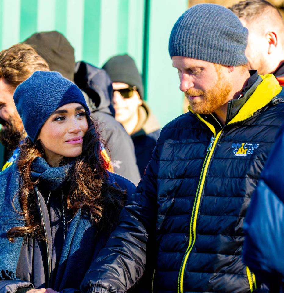 Harry and his wife Meghan Markle in Canada this week