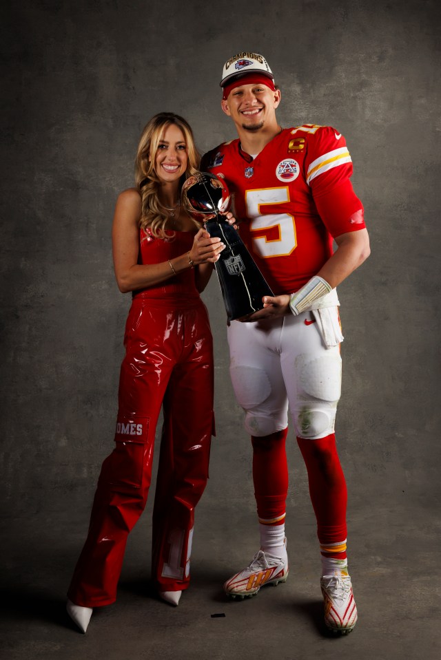 Brittany's husband, quarterback Patrick Mahomes, helped Kansas City Chiefs win the Super Bowl this week