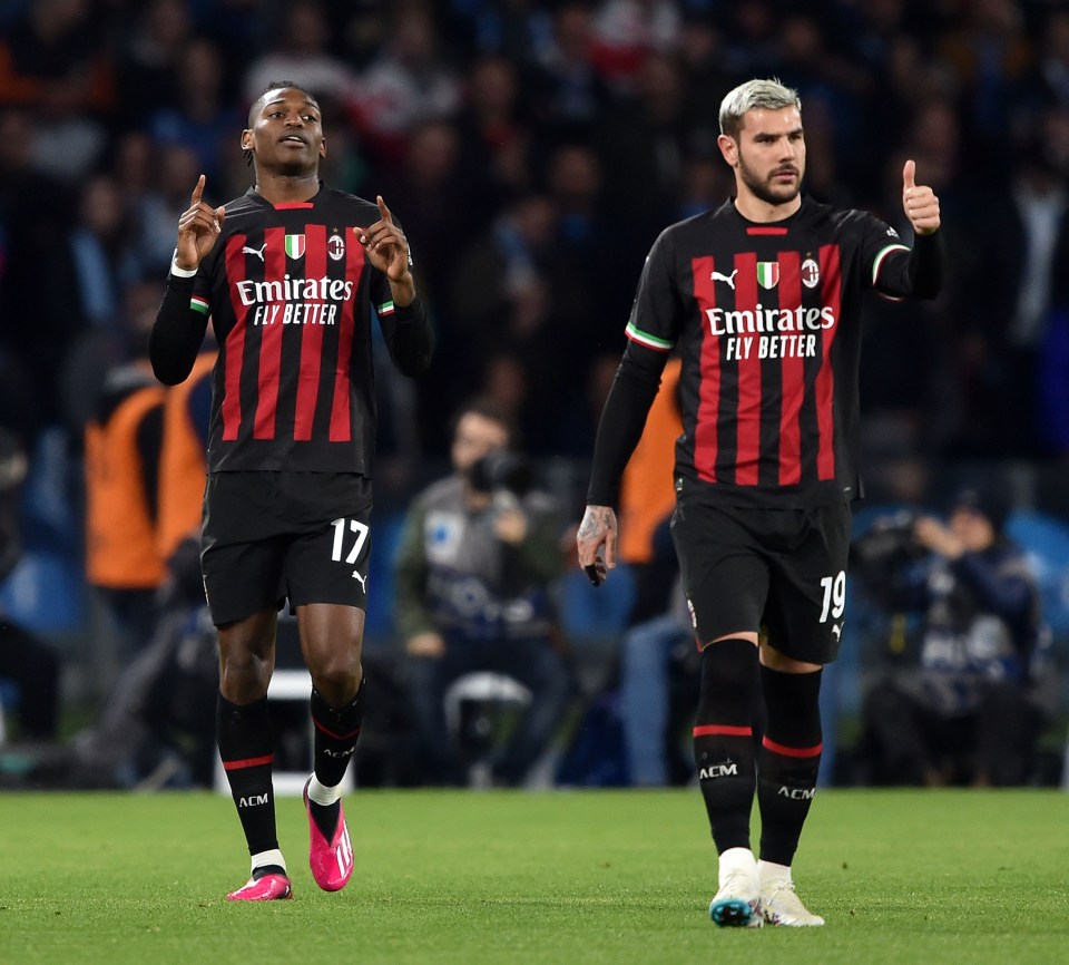 Rafael Leao and Theo Hernandez were in stunning form for AC Milan as they beat Napoli