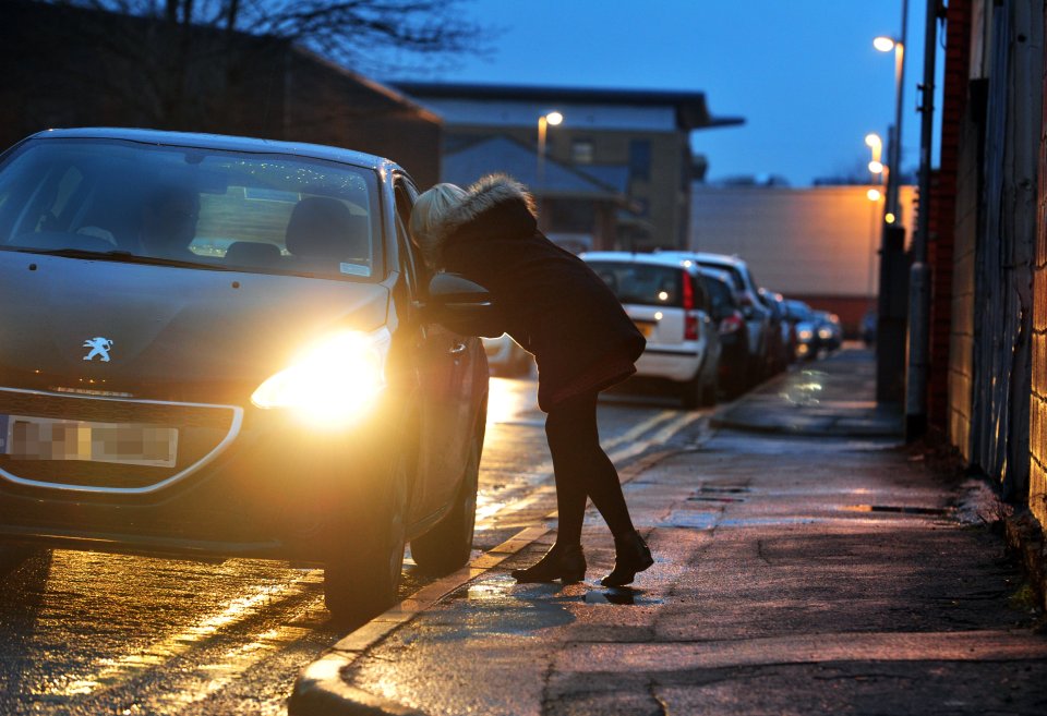 A sex worker in Holbeck's red light district near to where sex worker Daria Pionko was killed