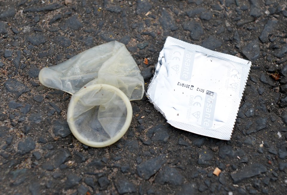 A used condom on the streets of Holbeck